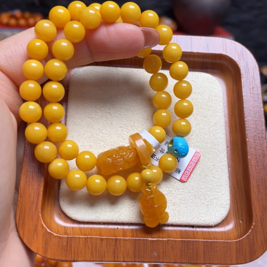 手链蜜蜡未镶嵌手串