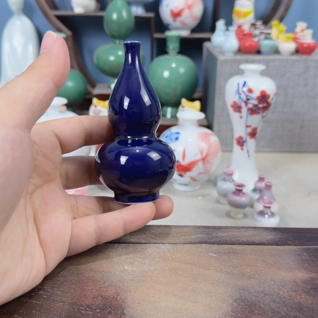 陶瓷手工小花器摆件