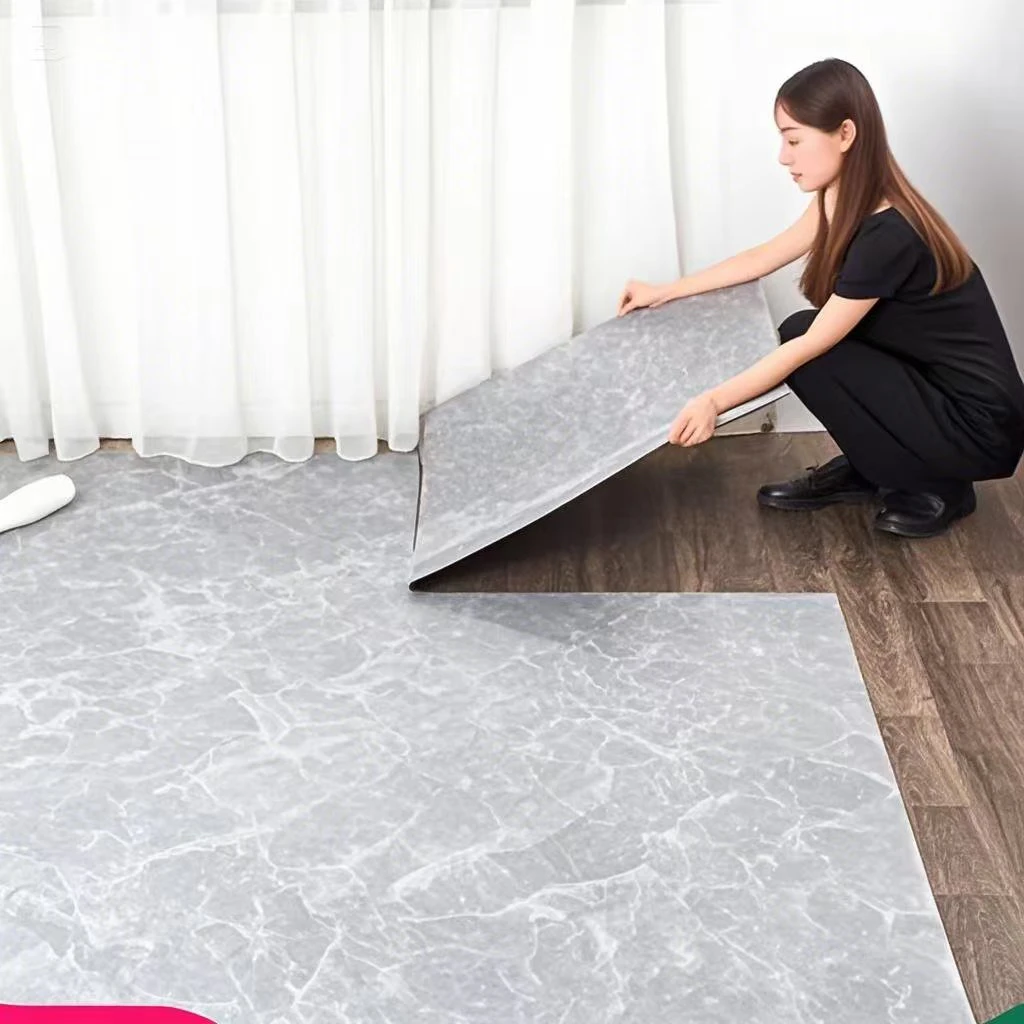 出租房厨房自粘PVC地板加厚耐磨贴地面地板革家用出租屋好帮手