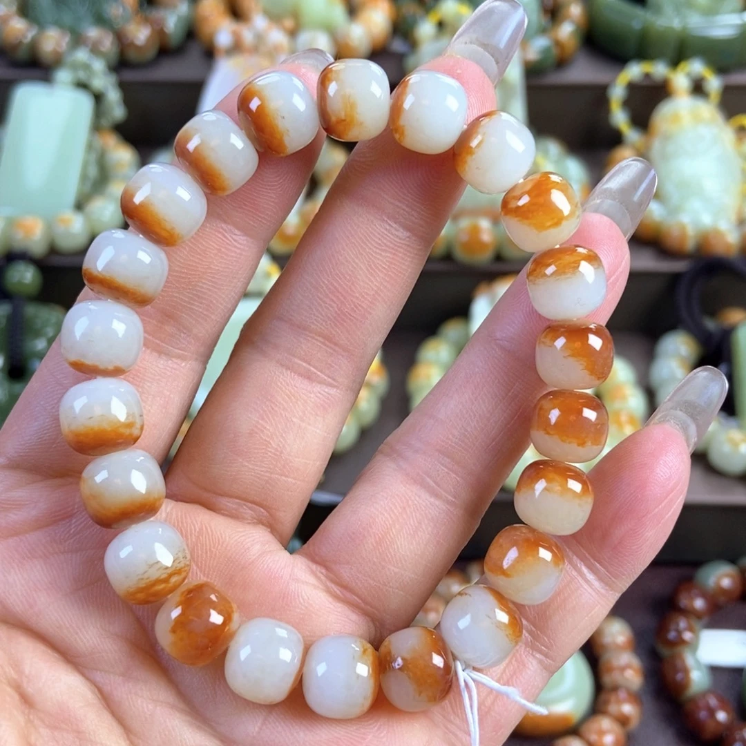 透闪石质玉未镶嵌手串