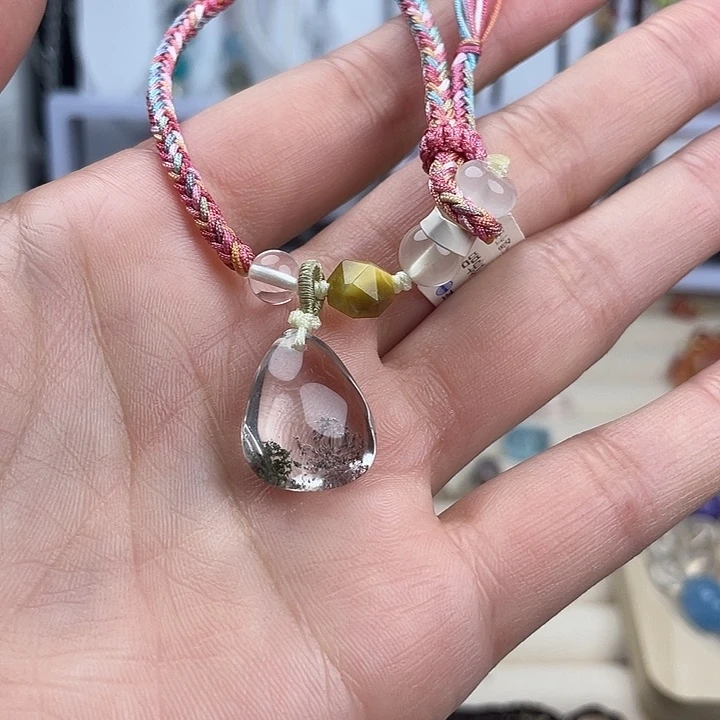 未镶嵌手链水晶幽灵吊坠