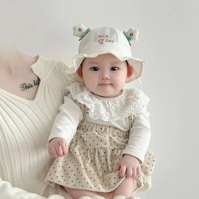 婴儿帽子夏季薄款新生儿胎帽宝宝男婴幼儿女遮阳防晒盆帽春秋季