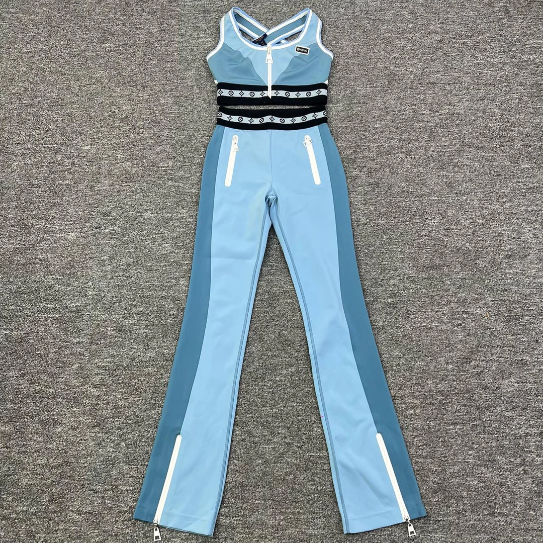 99新 LouisVuitton/路易威登 38码/36码蓝色运动瑜伽服套装06828