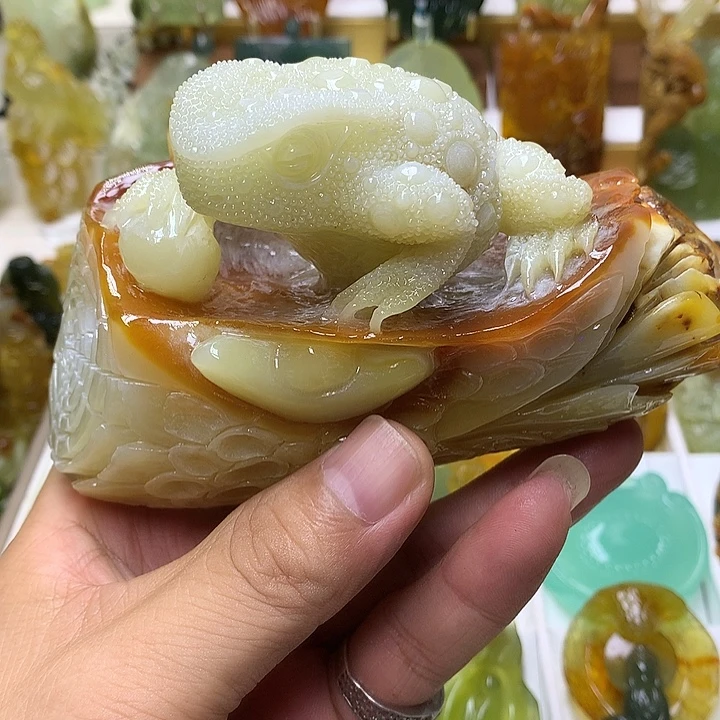 蛇纹石玉未镶嵌珠宝半成品