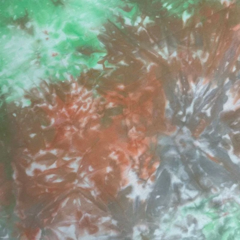 3米纯棉府绸面料 中国风扎染印花艺术