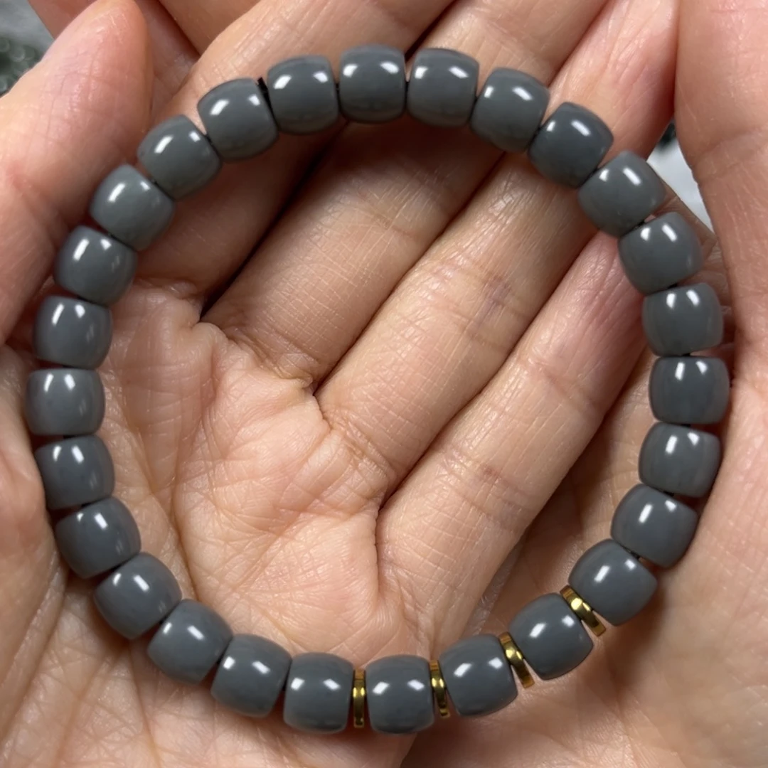 未镶嵌和田玉手串觀**雨卡8直切珠宝级