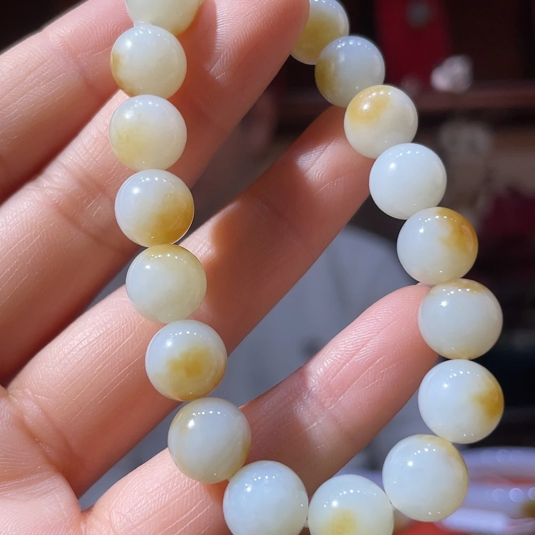 和田玉（糖玉）未镶嵌手链