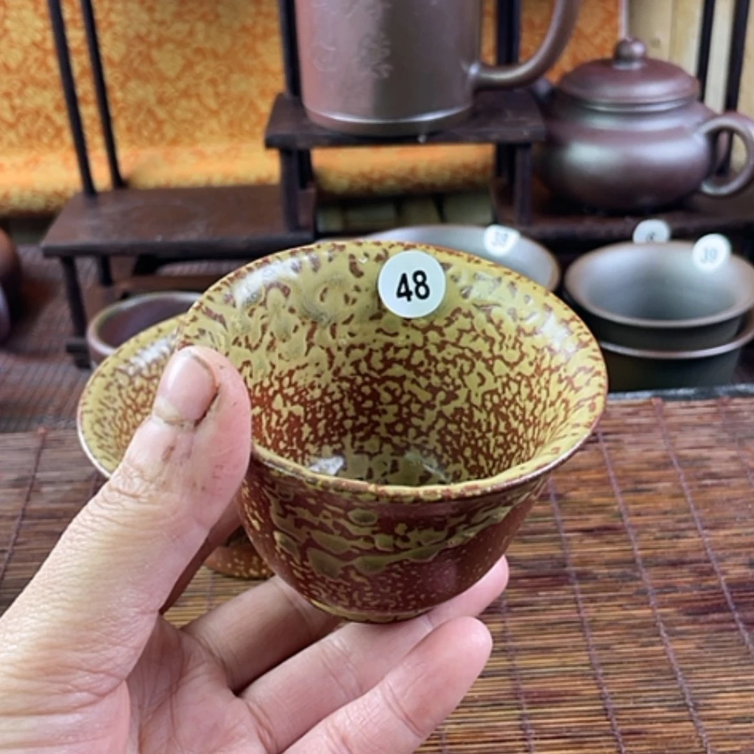 【闪购商品】h*h柴烧主人杯120毫升左右微瑕福利