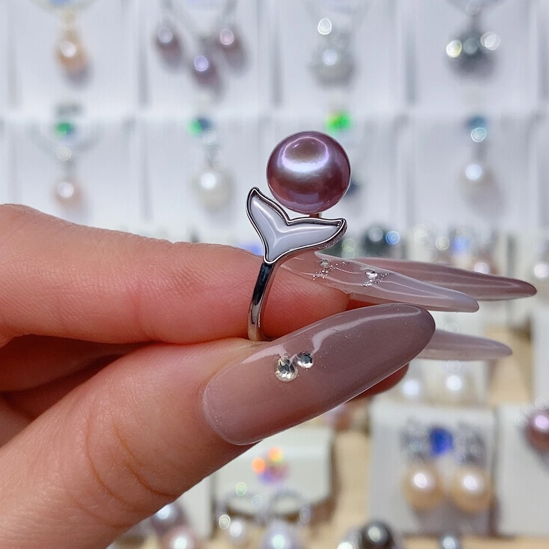 戒指未镶嵌淡水珍珠