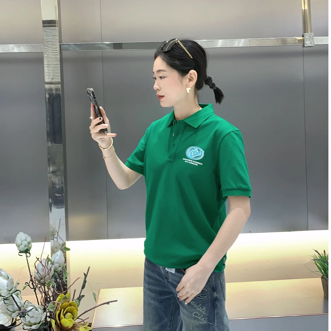 【周晓君】2025夏季新款高品质男士轻奢休闲短袖POLO衫