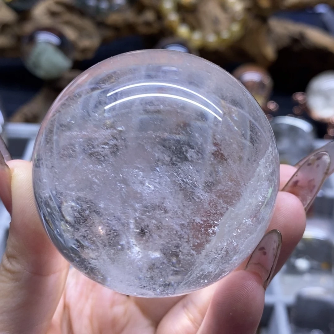 水晶珠宝半成品未镶嵌球