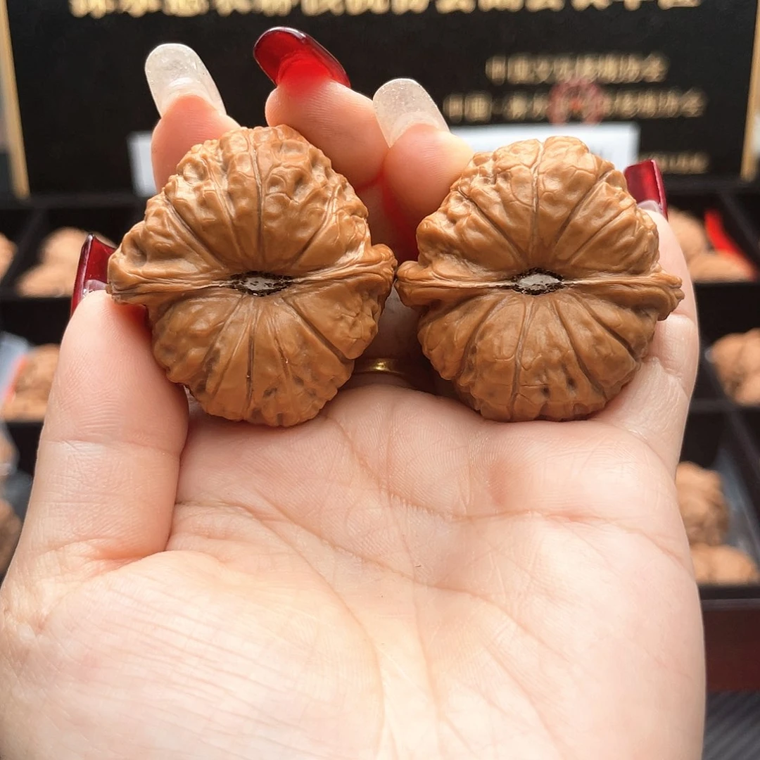 把件文玩核桃39南瓜全品近圆深凹底近正肩39A9