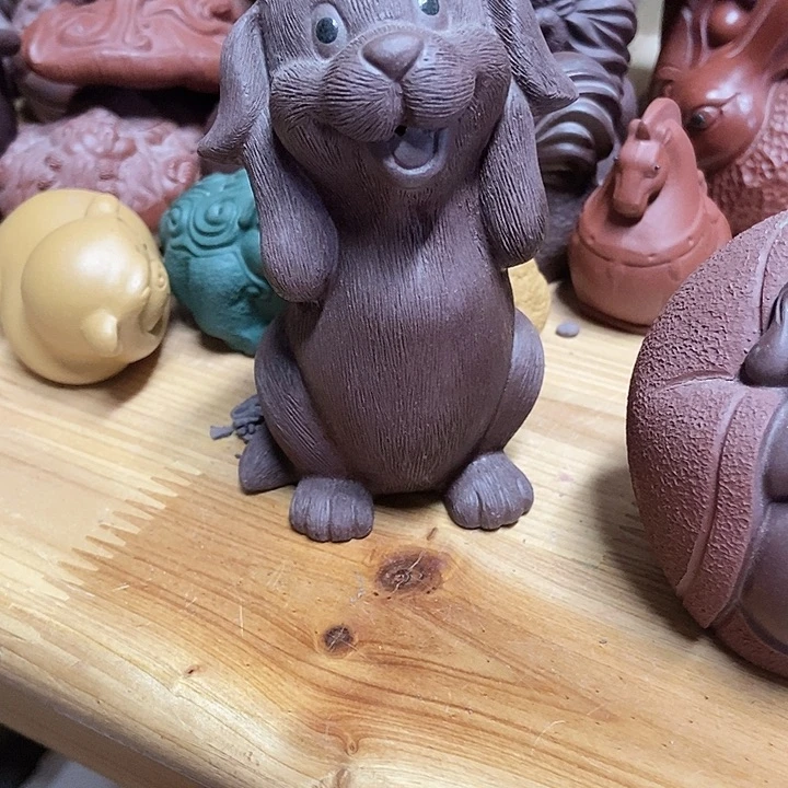 紫砂茶宠宜兴紫砂狗