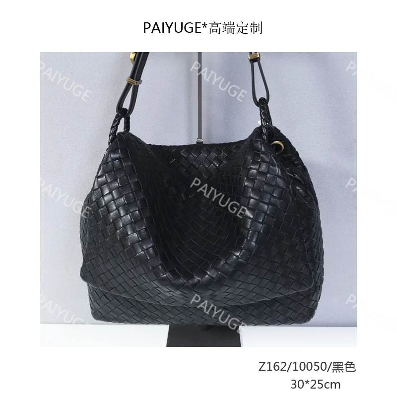 Z162/10050/黑色  Paiyuge高端订制女士手提包单肩包斜挎包1629