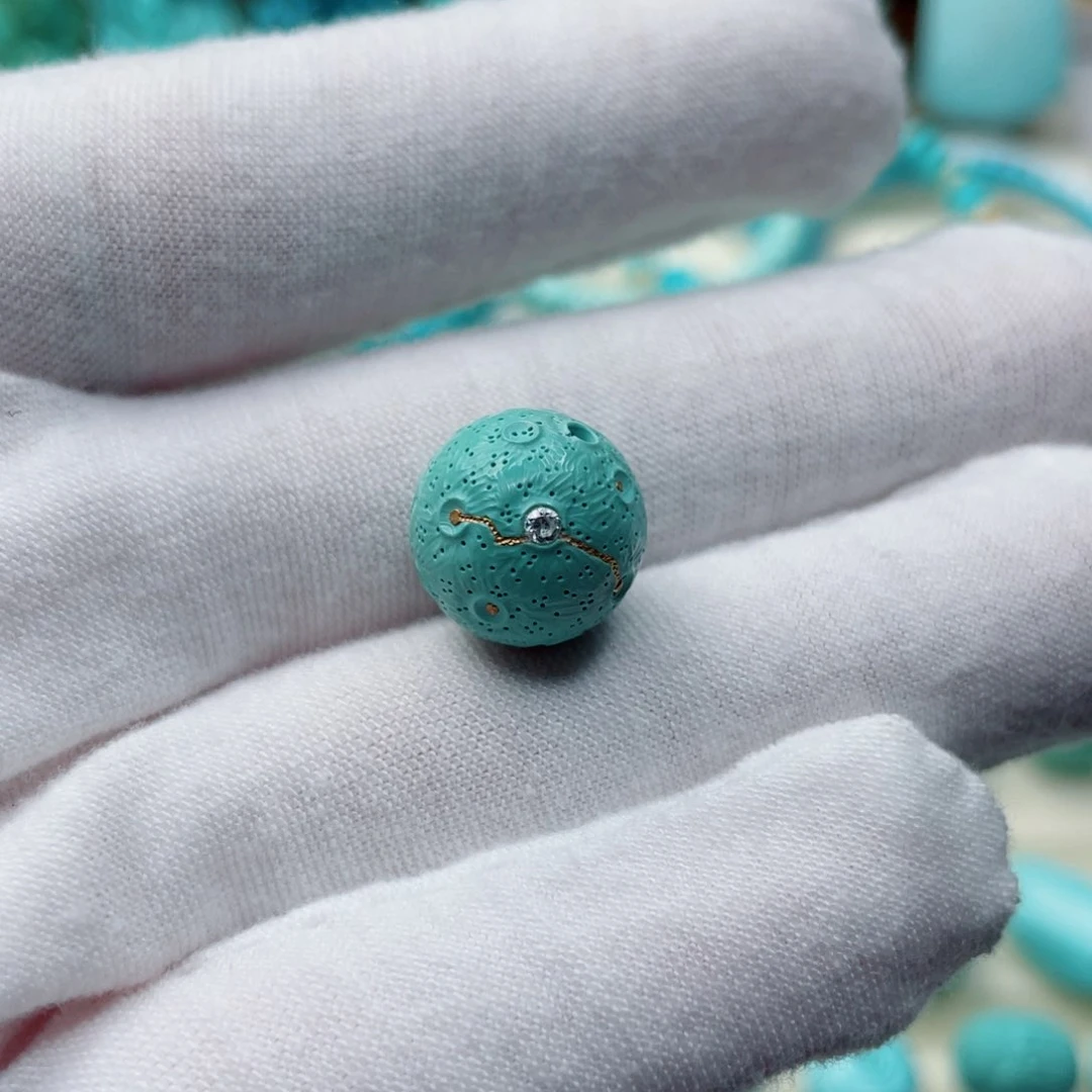 合金绿松石珠宝奇石