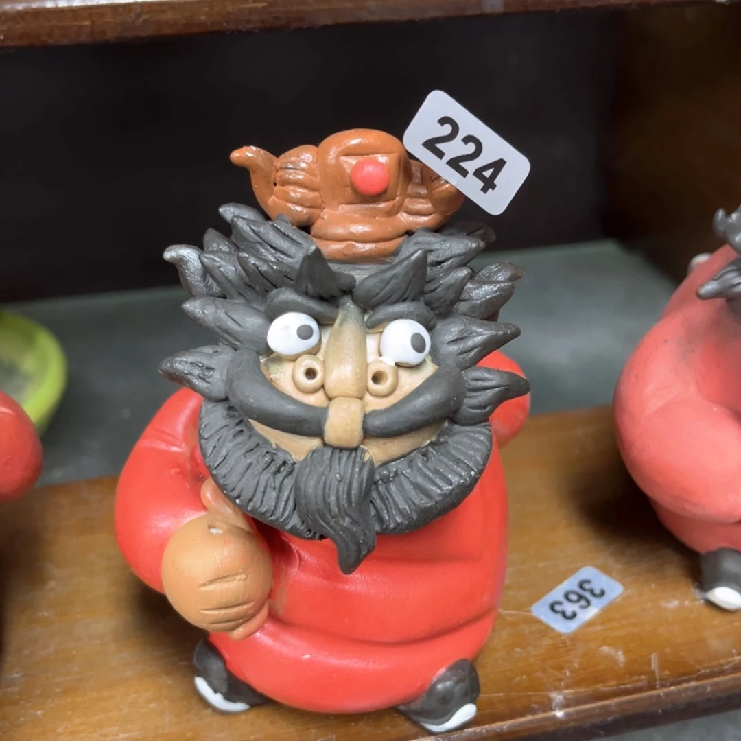 摆件纯手工抽象陶瓷摆件224