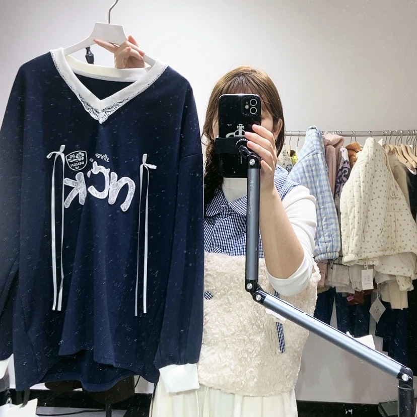 【闪购商品】蓝色卫衣