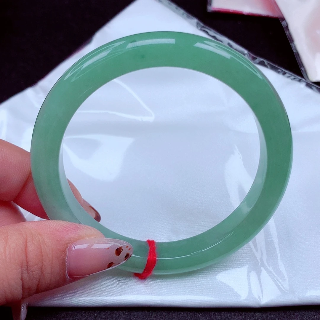 翡翠未镶嵌手镯天然缅甸翡翠A货玉手镯