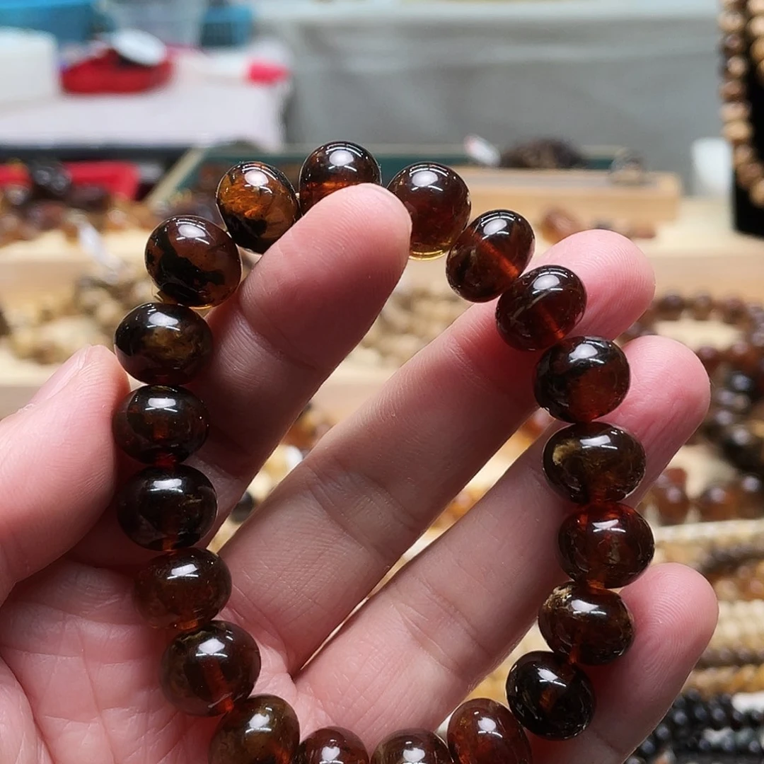 琥珀裸石未镶嵌十二10332