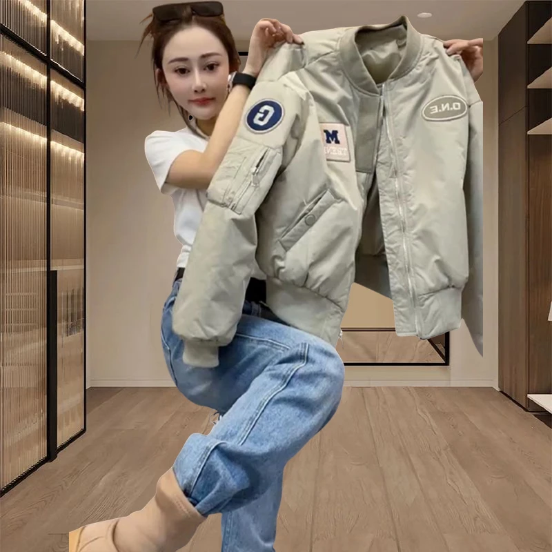 春秋新款女装2025设计感冲锋衣外套小个子休闲洋气百搭短款棒球服