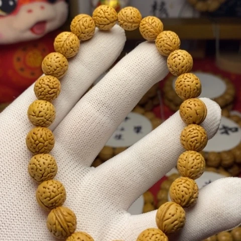 桃核手串野生小探花10