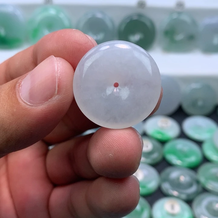 颈饰未镶嵌翡翠缅甸天然A货翡翠25.8-6.2