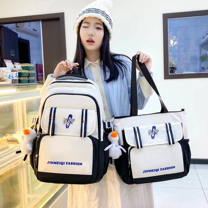 轻便减负书包3一6年级书包初中女生高中生大容量双肩包四五六年级