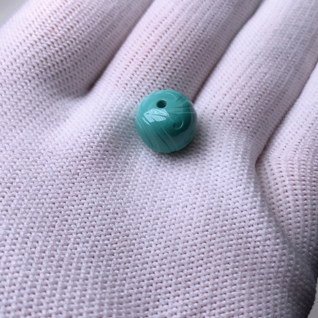 绿松石未镶嵌11.5✖️9.7博古珠