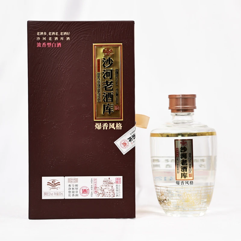 SHAHE/沙河老酒库爆香风格（52度）500ML玻璃瓶装52度500ML