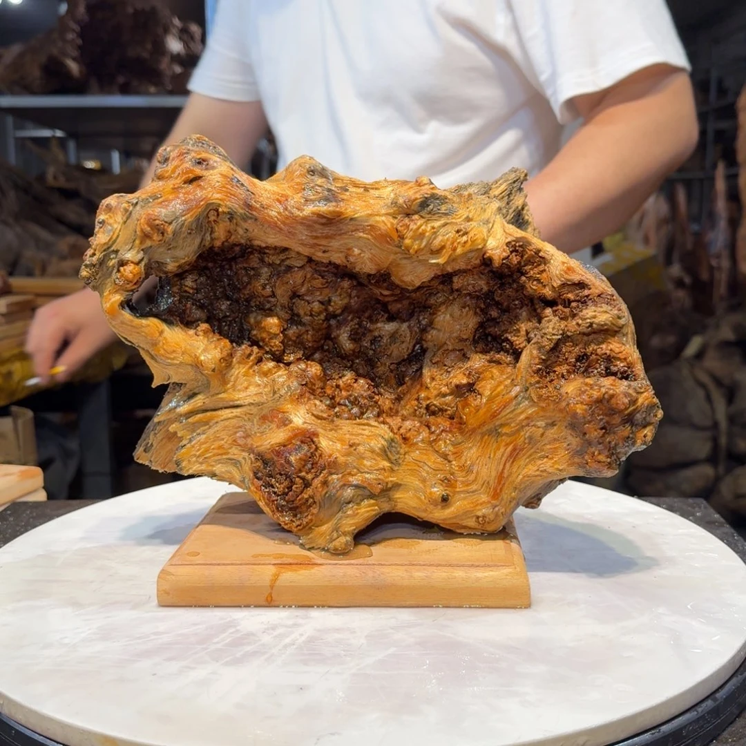 木浮**金王一刀琥珀木80