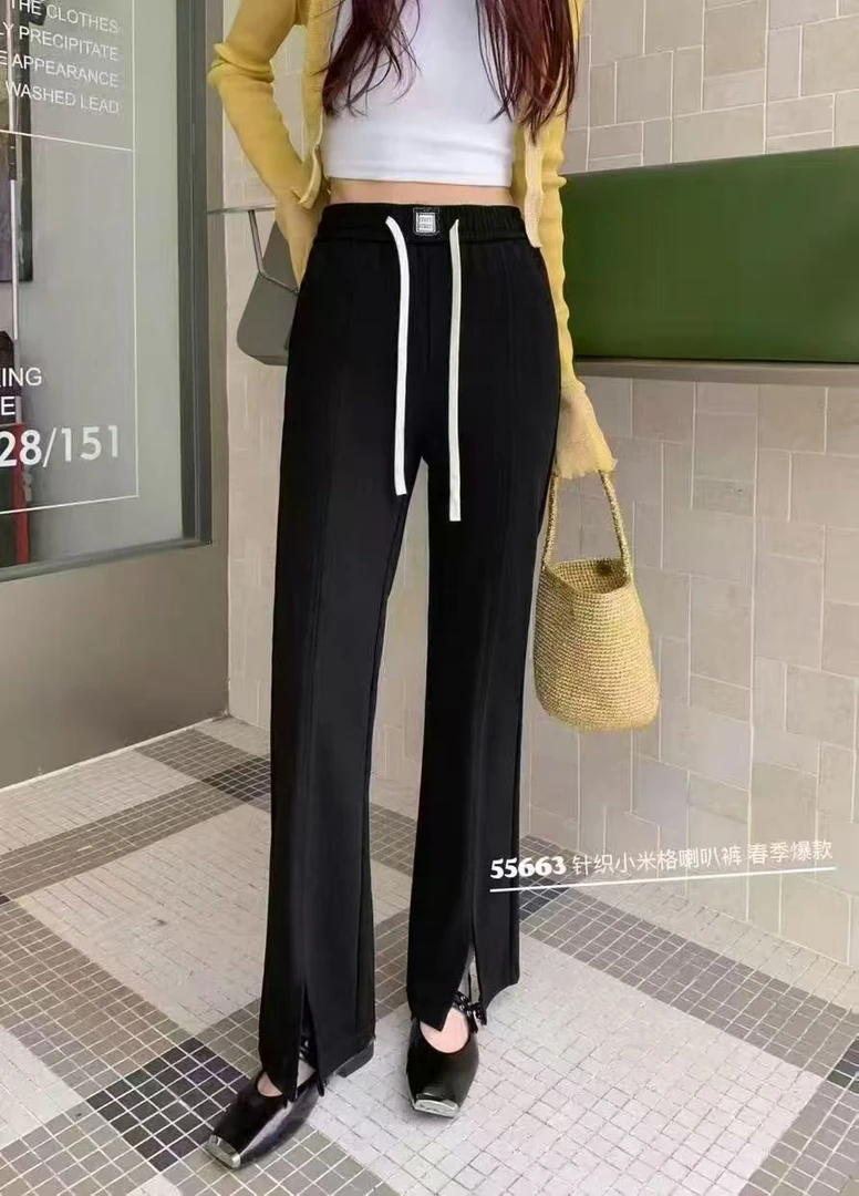 夏季新款天丝麻料裤K3477