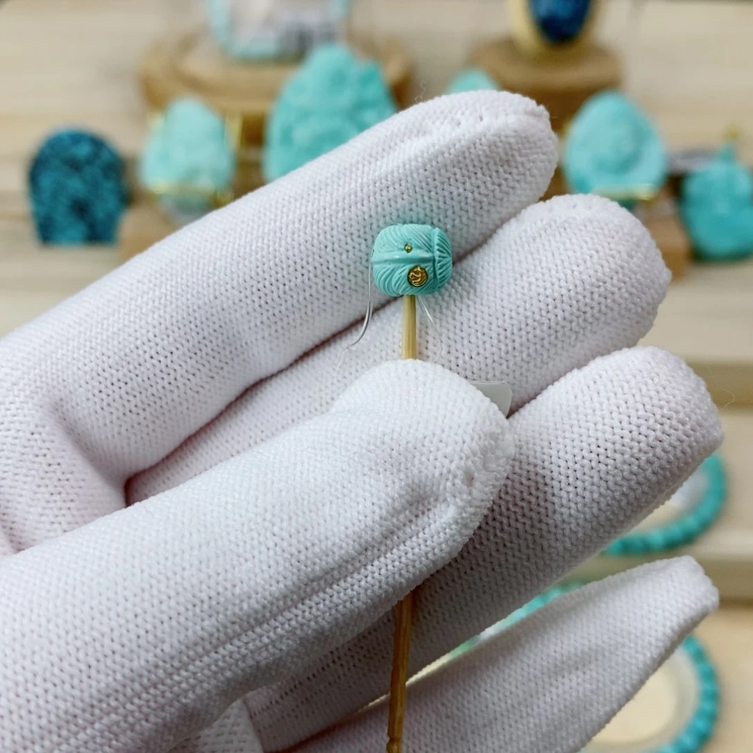 银S925镶嵌绿松石珠宝奇石