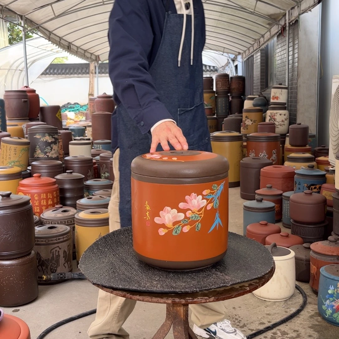 茶叶罐紫砂8 饼茶叶罐