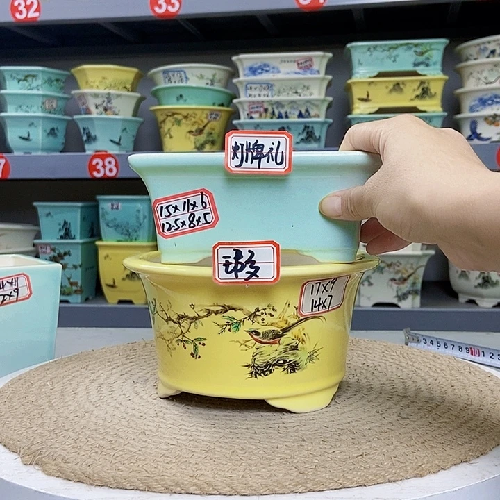 紫砂花瓶紫砂花盆