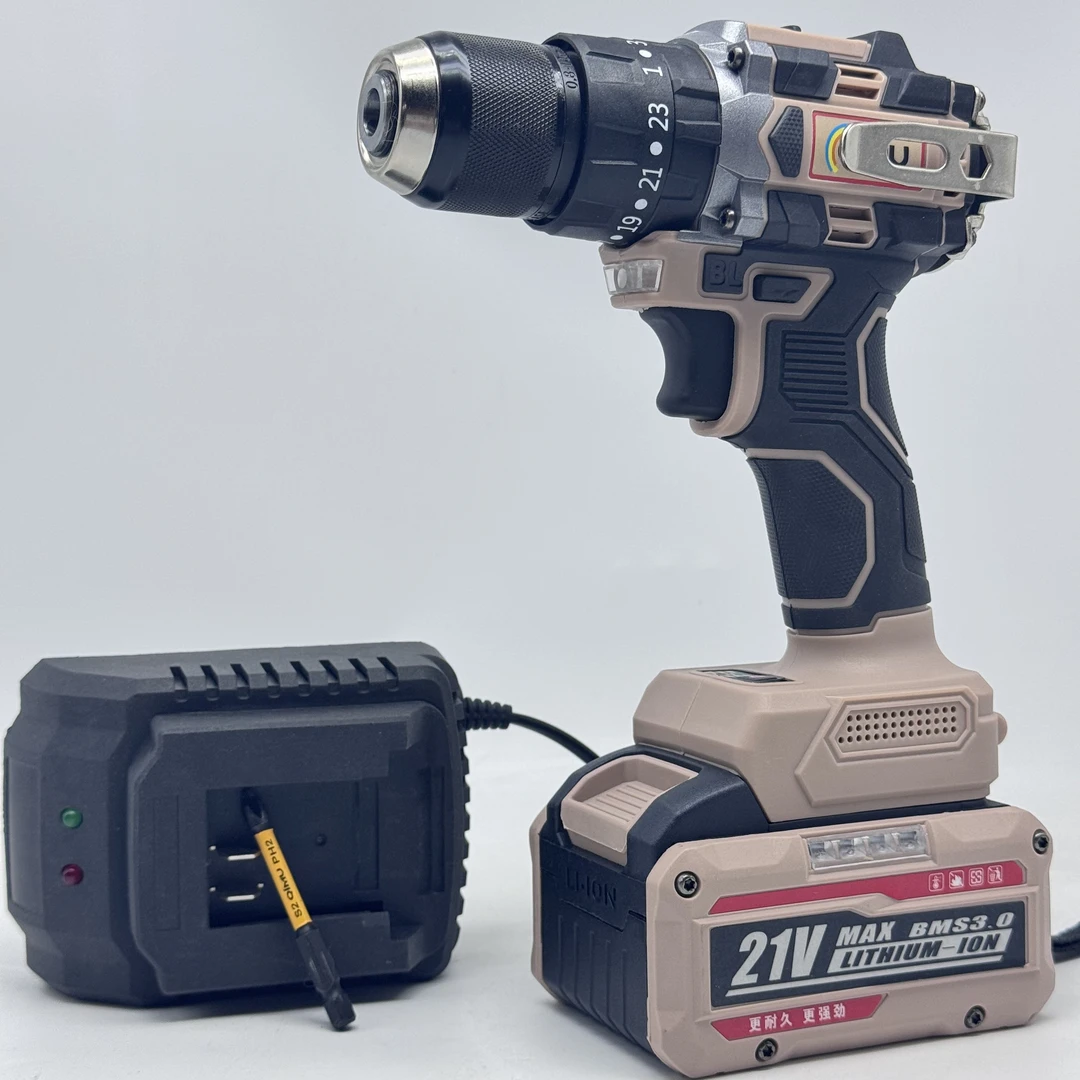 奇牧新冲击4功能大钢炮10节电显18650动力（一电一充）BL75W1850P