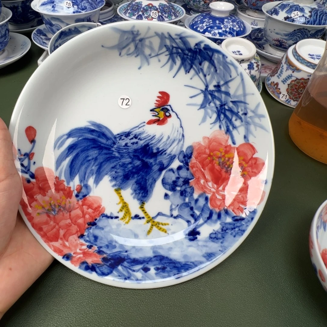 陶瓷景德镇纯手工纯手绘茶具木木72