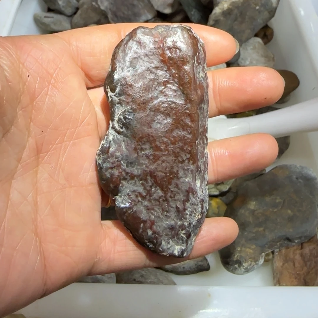 闲***鱼岫岩河磨玉（透闪石质玉）未镶嵌颈饰