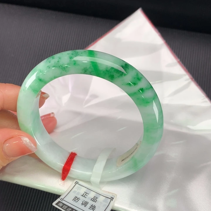 未镶嵌手镯翡翠正圈55