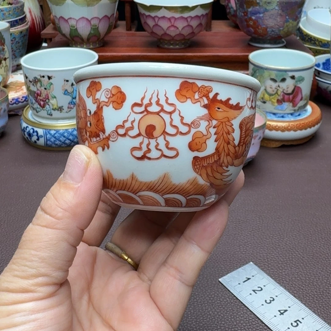 瓷片景德镇仿古手工制作精品展示