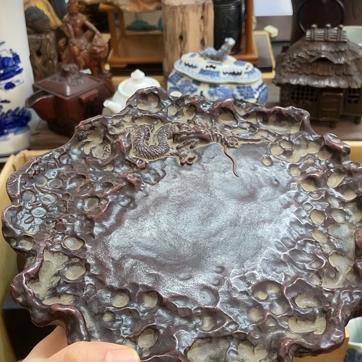 紫砂中古工艺品摆件