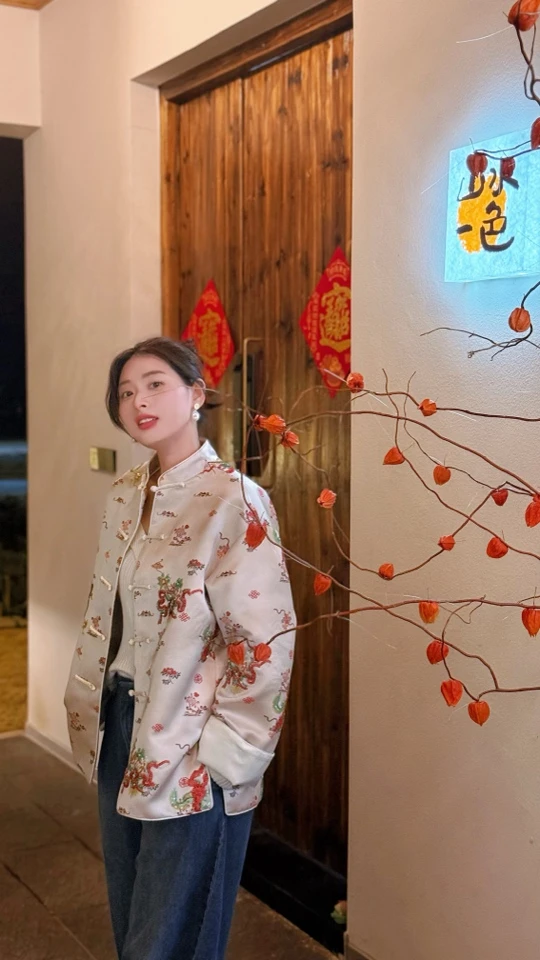 婉莹手工 中式唐装 玲珑福锦