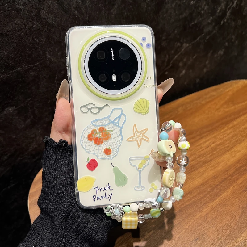 适用于华为mate70pro手机壳新款mate60pro硅胶水果购物袋pura70高