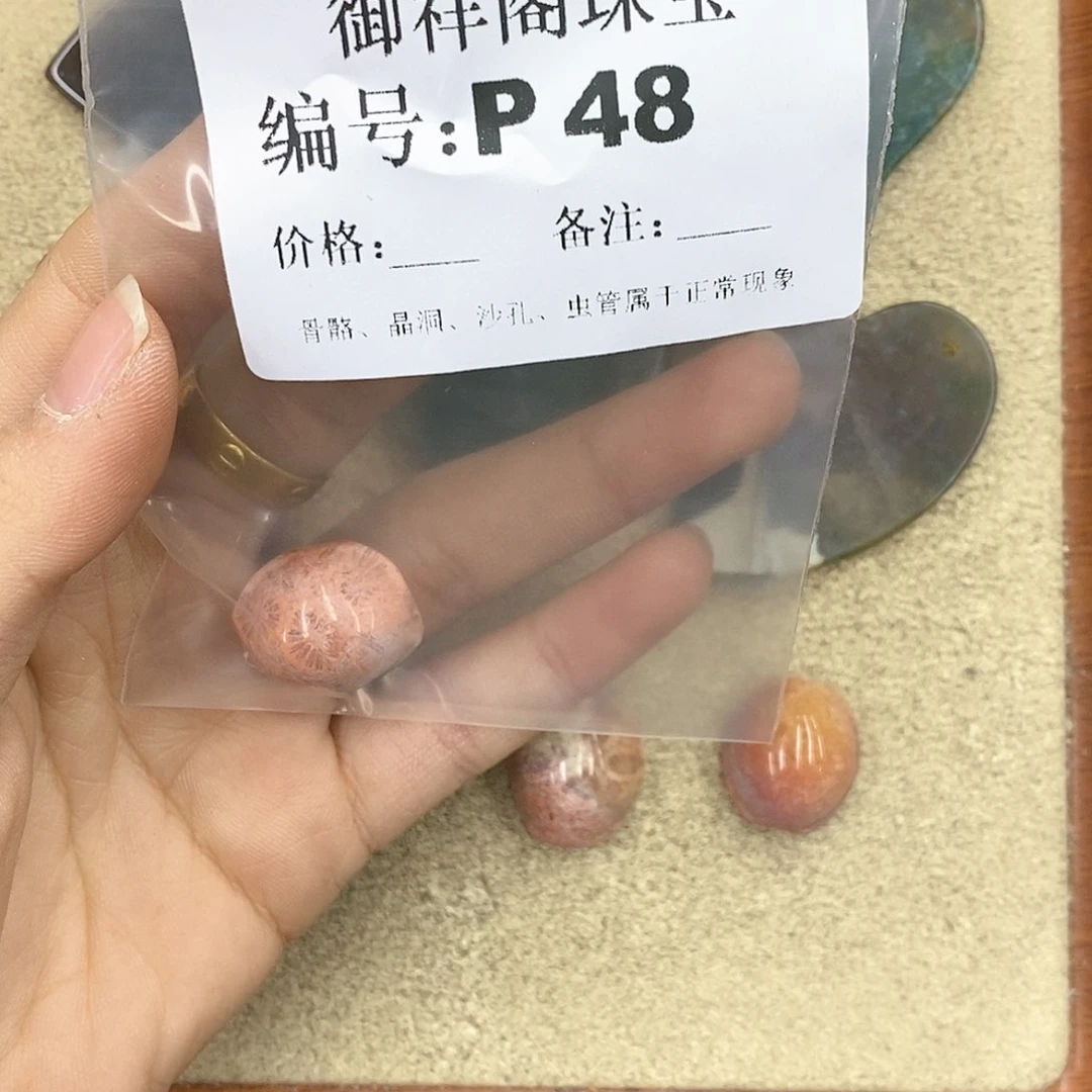 硅化珊瑚（珊瑚玉）L未镶嵌T***a
