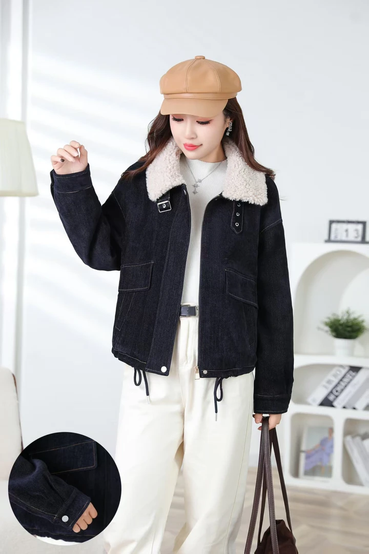 【瑶瑶专属】秋冬保暖宽松百搭时尚巴恩风毛毛领外套