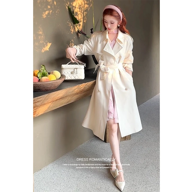 董小姐【维也纳风衣】新款百搭纯色风衣Q56FY2199