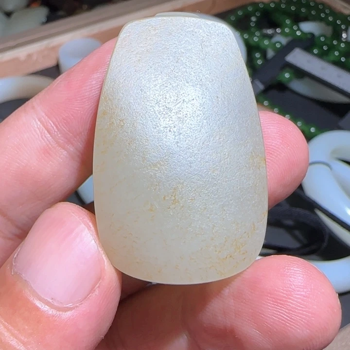 铁***娃和田玉未镶嵌挂件