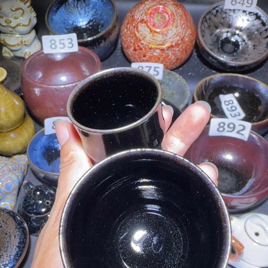 漂***泊茶盏福建盏茶器两只