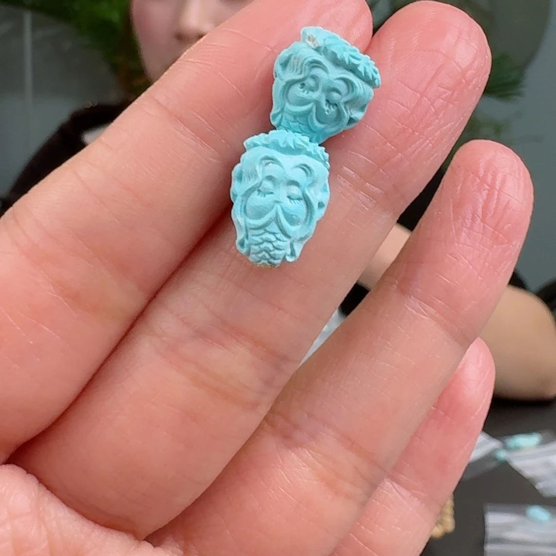 绿松石珠宝奇石未镶嵌