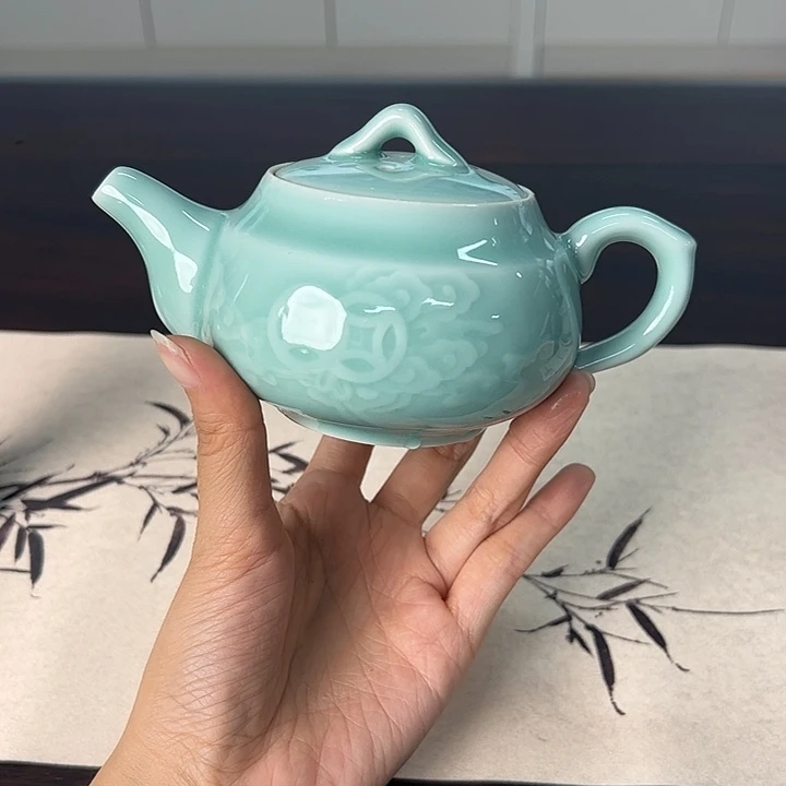 龙泉云间青瓷小米茶器