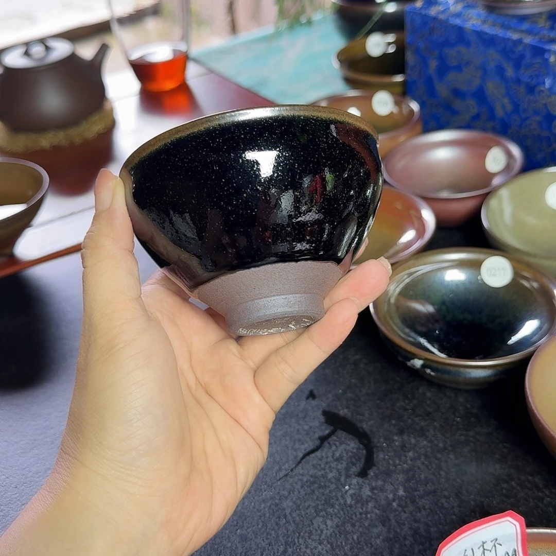 茶盏0280秋罗柴烧手工主人杯